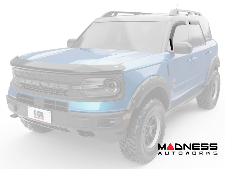 Ford Bronco Side Window Air Deflectors - Matte Black - EGR
